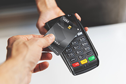 credit card and credit card reader machine